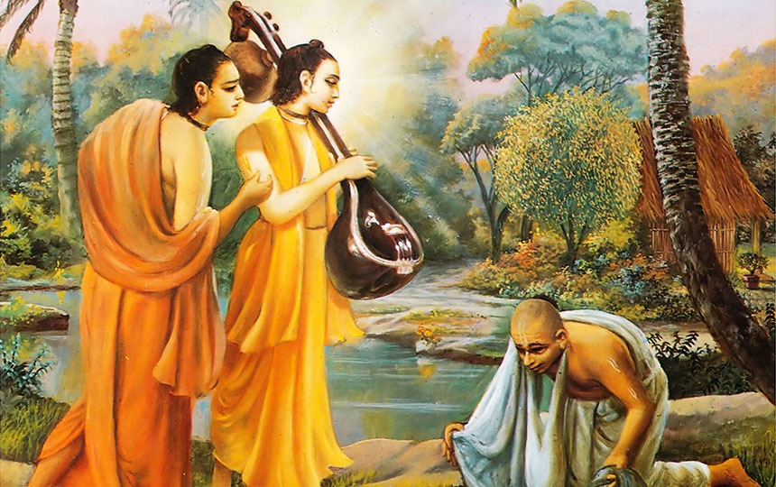 What is written in the Narada Purana?